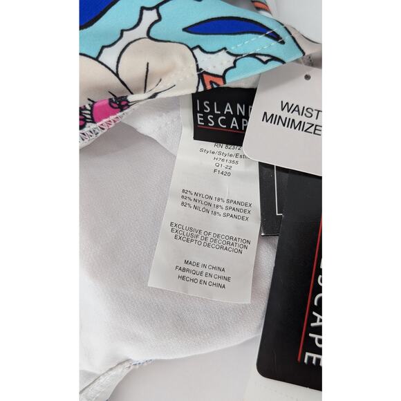 Island Escape Swim Floral Tankini Top - Picture 7 of 9